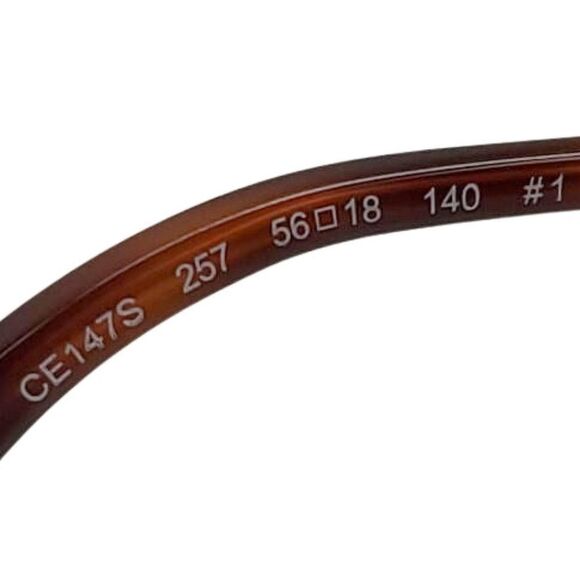 NEW Chloé Eyewear Tally seashell-frame sunglasses Gold/pink Shaded - Picture 7 of 11